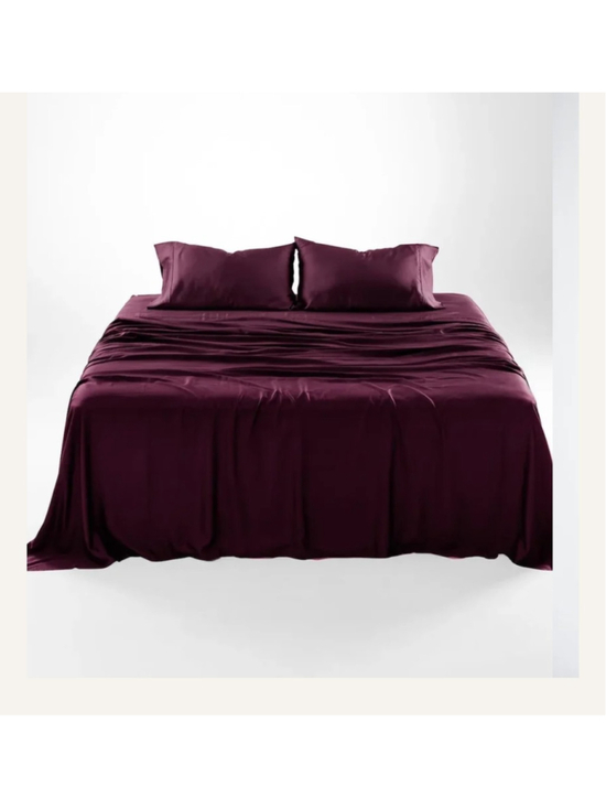 Olive and Crate Other - Olive Crate 100% Eucalyptus TENCEL Cooling - QUEEN Sheet Set 4pc Sour Cherry